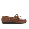Laces Moccasins in Pull Up Leather - Twany - Atlanta Mocassin