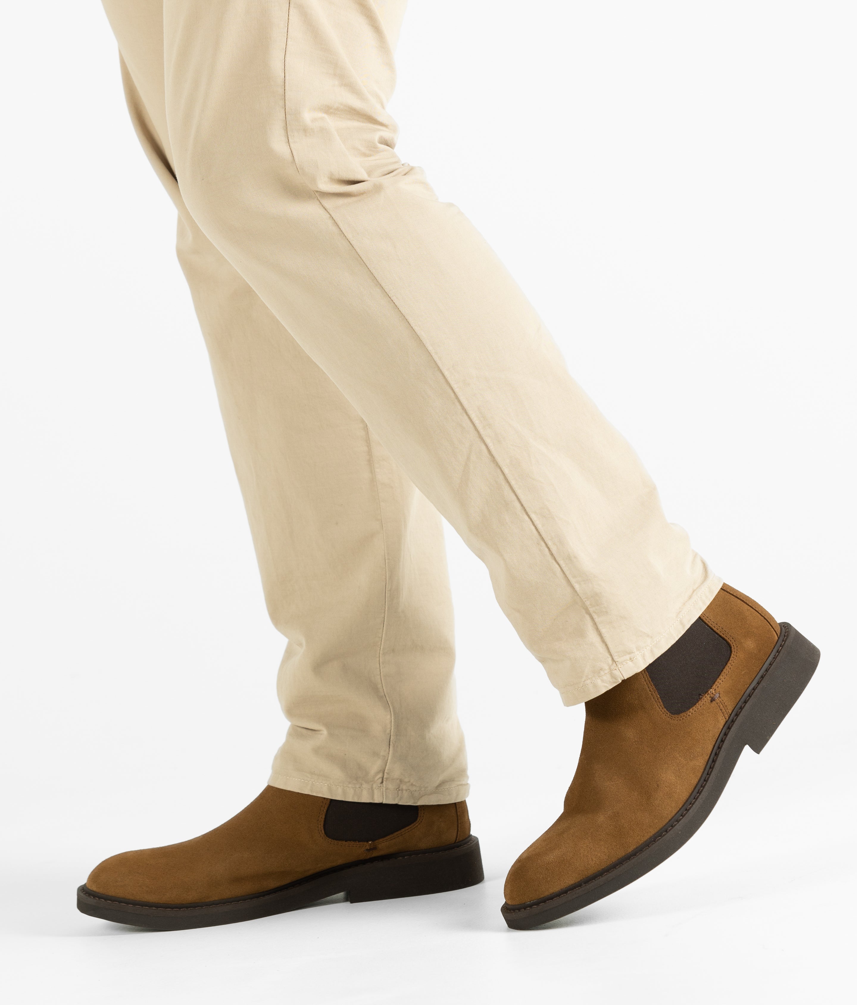 Chelsea Boots camel suede Atlanta Mocassin