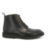 Lace Up Boots in Pull Up Leather - Dark Brown - Atlanta Mocassin