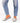 Penny Moccasins in Grainy Leather - Turquoise Blue/White/Orange - Atlanta Mocassin