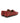 Laces Moccasins in Rustic Leather - Red - Atlanta Mocassin