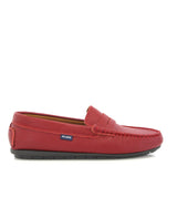 Penny Moccasins in Grainy Leather - Red - Atlanta Mocassin