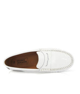 Penny Moccasins in Patent Leather - White - Atlanta Mocassin