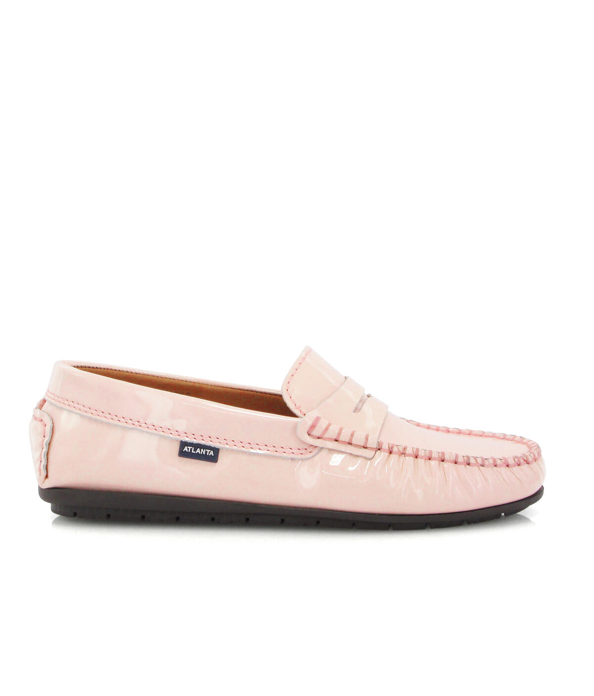 Penny Moccasins in Patent Leather - Pink - Atlanta Mocassin