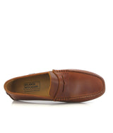 City Loafers in Pull Up Leather - Tawny - Atlanta Mocassin