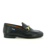 Teresa Buckle in Smooth Leather - Black - Atlanta Mocassin