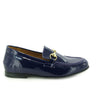 Teresa Buckle in Patent Leather - Navy Blue - Atlanta Mocassin