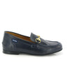 Teresa Buckle in Smooth Leather - Navy Blue - Atlanta Mocassin