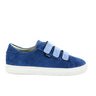 Three Straps Sneakers in Suede - Cobalt Blue - Atlanta Mocassin