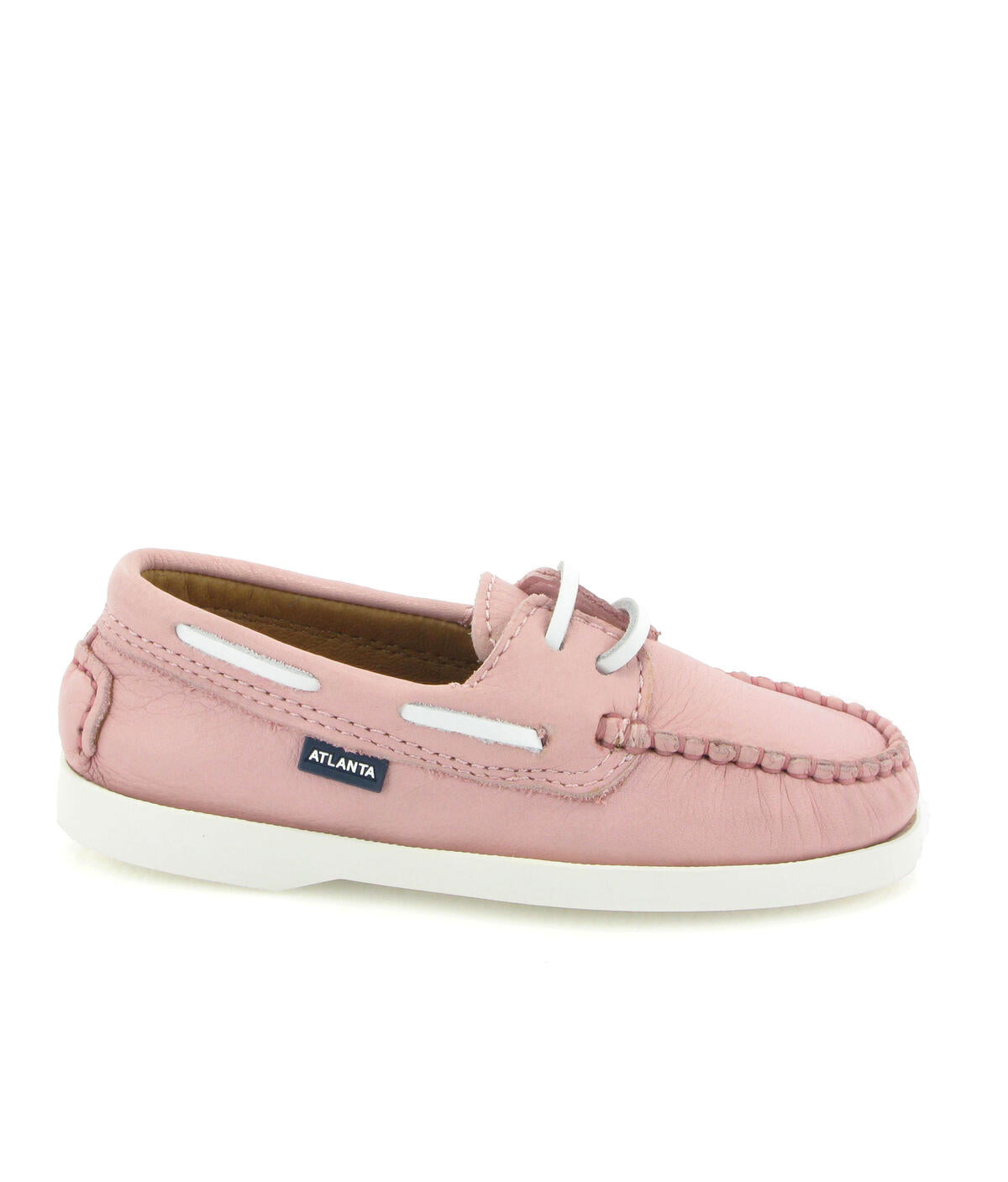 Regatta in Smooth Leather - Pink - Atlanta Mocassin