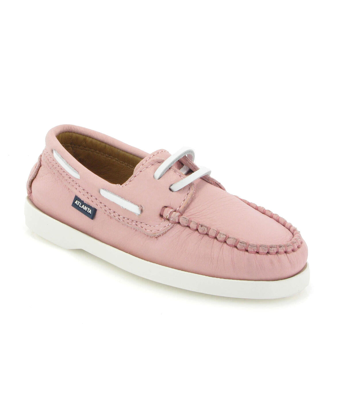 Regatta in Smooth Leather - Pink - Atlanta Mocassin