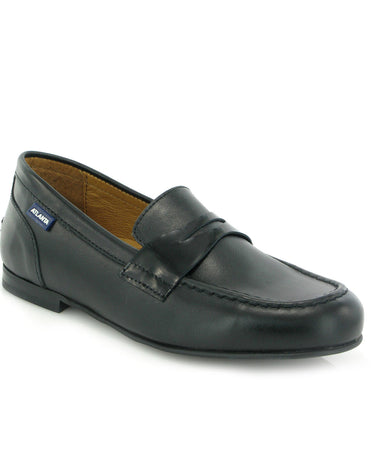 Teresa Penny in Smooth and Patent Leathers - Black - Atlanta Mocassin