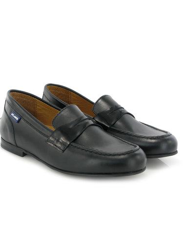 Teresa Penny in Smooth and Patent Leathers - Black - Atlanta Mocassin