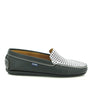 Plain Moccasins in Smooth Leather - Black/Rosalia Black - Atlanta Mocassin