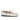 Plain Moccasins in Smooth Leather - White/Red Hearts Print - Atlanta Mocassin