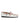Plain Moccasins in Smooth Leather - White/Red Hearts Print - Atlanta Mocassin