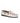 Plain Moccasins in Smooth Leather - White/Red Hearts Print - Atlanta Mocassin