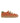Zapatillas 3 Straps en Piel Naranja Efecto Sarga - Atlanta Mocassin