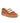 Zapatillas 3 Straps en Piel Naranja Efecto Sarga - Atlanta Mocassin