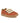Zapatillas 3 Straps en Piel Naranja Efecto Sarga - Atlanta Mocassin
