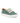 Zapatillas 3 Straps en Piel Verde Efecto Sarga - Atlanta Mocassin