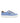 Three Straps Sneakers in Smooth Leather - Print Waves Blue - Atlanta Mocassin
