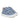 2 Straps Sneakers in Leather - Print Mix Blue - Atlanta Mocassin