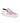 Zapatillas Slip On en Piel Metalizada y Papilon Rosa - Atlanta Mocassin
