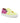 Slip On Sneakers in Suede and Printed Leather - Fuchsia/Yellow - Atlanta Mocassin