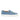 Zapatillas Slip On en Piel Smooth Azul Jeans Bordadas - Atlanta Mocassin