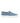 Zapatillas Slip On en Piel Smooth Azul Jeans Bordadas - Atlanta Mocassin
