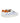 Zapatillas 3 Straps en Piel Blanca con Flores - Atlanta Mocassin