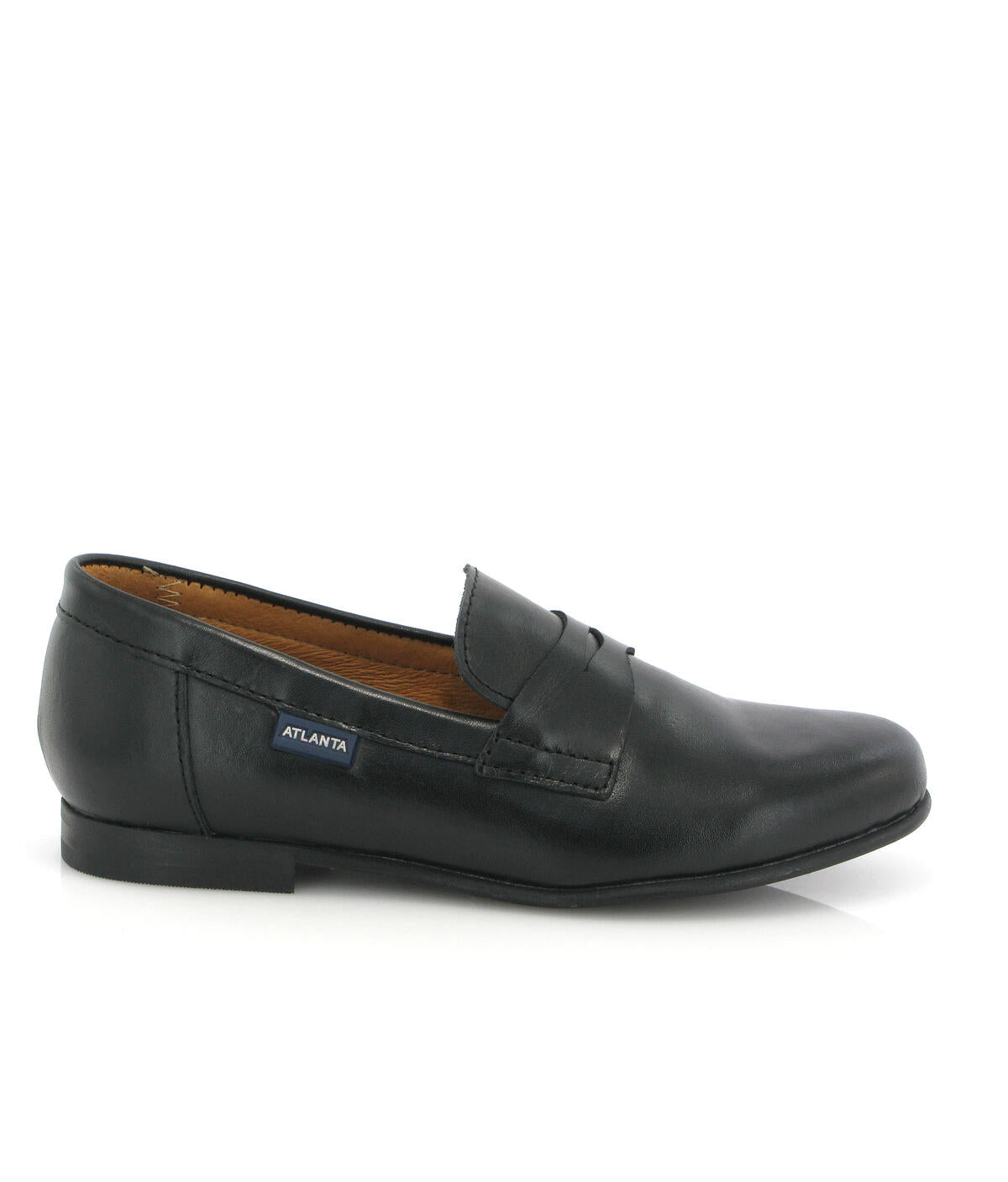 Teresa Penny in Smooth Leather - Black - Atlanta Mocassin