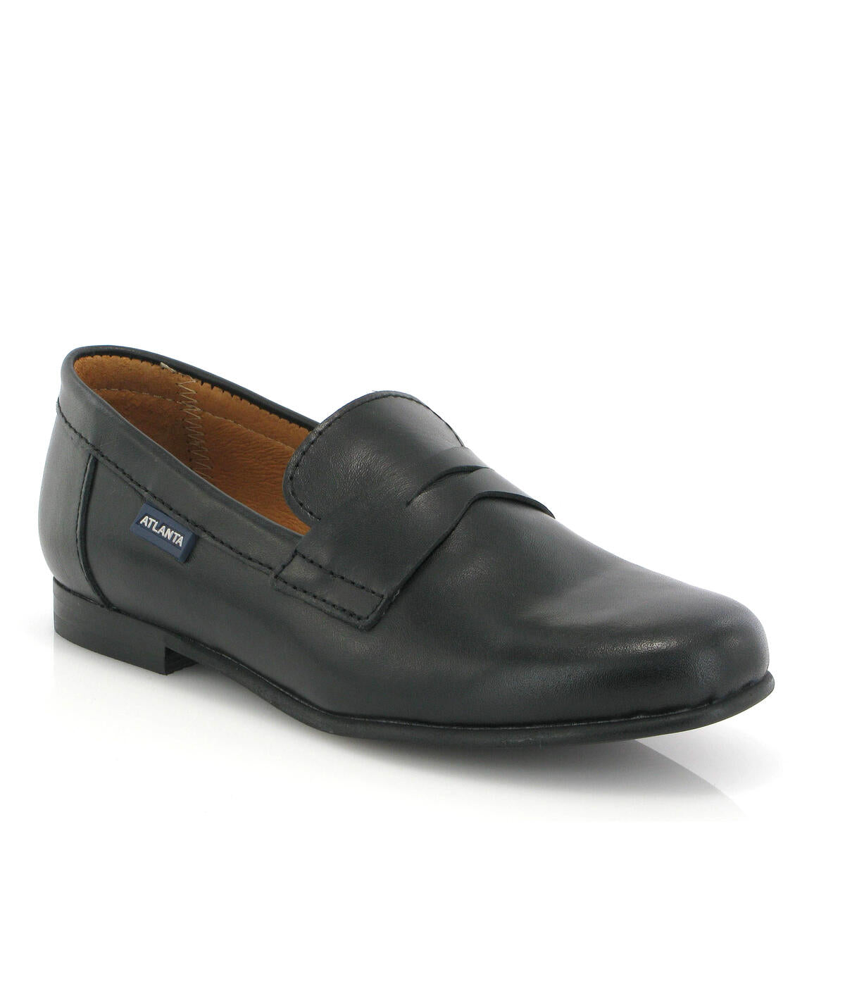 Teresa Penny in Smooth Leather - Black - Atlanta Mocassin