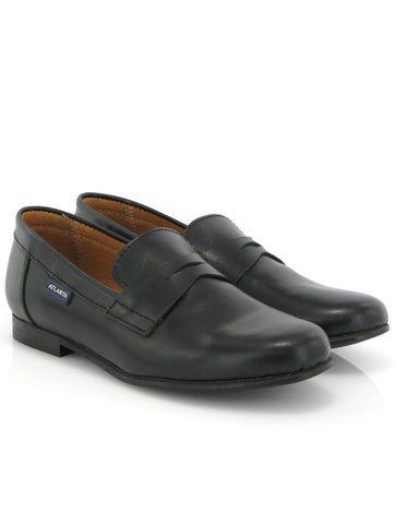 Teresa Penny in Smooth Leather - Black - Atlanta Mocassin