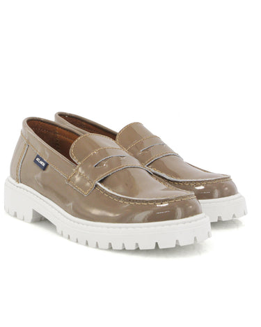 Aurea Penny in Patent Leather - Toffee - Atlanta Mocassin