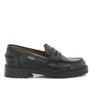 Aurea Penny in Smooth Leather - Black - Atlanta Mocassin