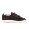 Three Straps Sneakers in Nubuck - Burgundy - Atlanta Mocassin