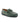 Laces Moccasins in Grainy Leather - Green - Atlanta Mocassin