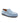 Plain Moccasins in Grainy Leather - Ice Blue - Atlanta Mocassin