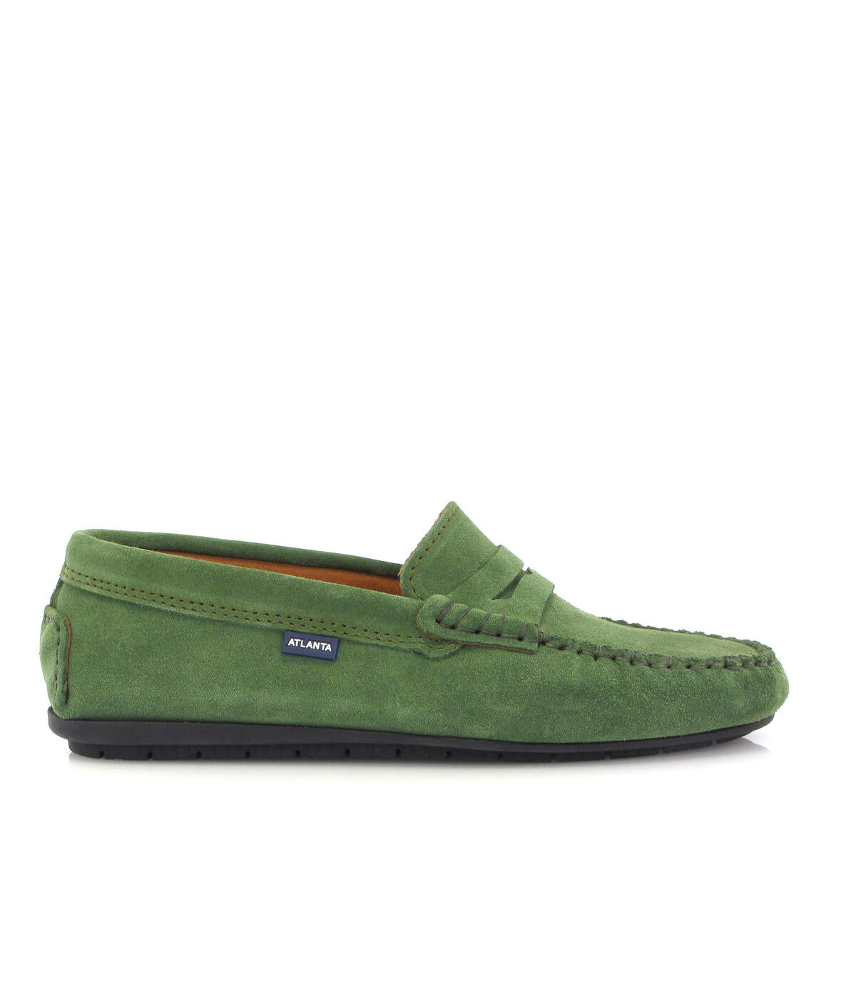 Penny Moccasins in Suede - Green Agave - Atlanta Mocassin