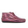 Moccasin Boots in Mirage Leather - Red - Atlanta Mocassin