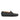 Plain Moccasins in Smooth Leather - Black/Embroidered White Sardinha and Manjerico - Atlanta Mocassin