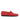 Plain Moccasins in Smooth Leather - Red/Embroidered White Sardinha and Manjerico - Atlanta Mocassin