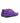 Fringed Moccasin Boots in Suede - Purple Viola - Atlanta Mocassin