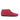 Fringed Moccasin Boots in Suede - Red Gerbera - Atlanta Mocassin