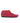 Fringed Moccasin Boots in Suede - Red Gerbera - Atlanta Mocassin