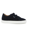 Three Straps Sneakers in Suede Leather - Dark Blue - Atlanta Mocassin