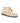 Moccasin Boots in Grainy Leather - Rose Nuage - Atlanta Mocassin