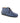 Moccasin Boots in Metallic Leather - Blue - Atlanta Mocassin